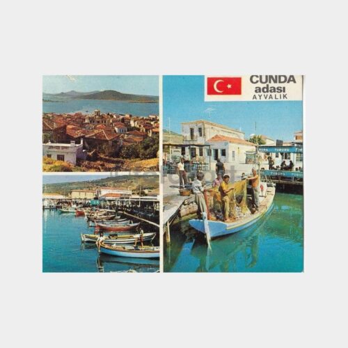 1975 Ayvalık Cunda Adası Görünüş Kartpostal