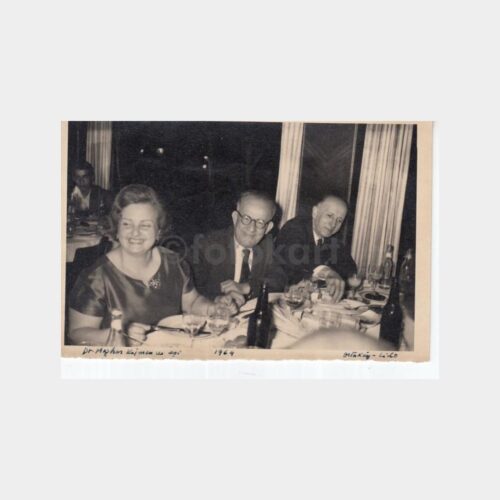 1964 Doktor Mazhar Bey Yemeği -Ortaköy Lido Lokantası- Fotoğraf