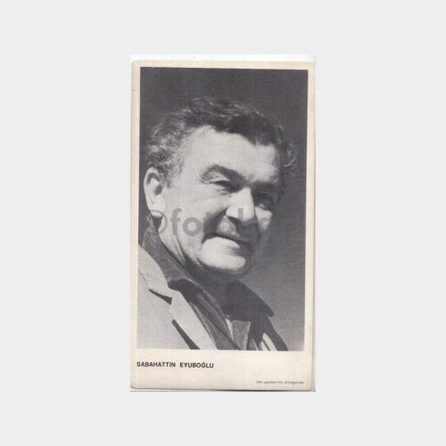 Sabahattin Eyüpoğlu - Türk Edebiyatçıları Serisi Kartı