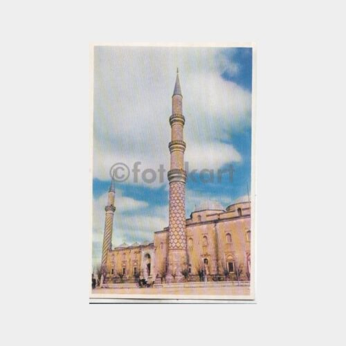 1968 Edirne Üç Şerefeli Cami Görünüş Kartpostal