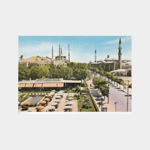1969 Edirne Şehirden Görünüş Kartpostal