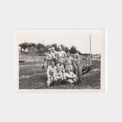 1940 Edremit Dekovil Tren Hattı Konulu Fotoğraf