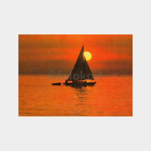 1980 Erdek Gurup Vakti Görünüş Kartpostal