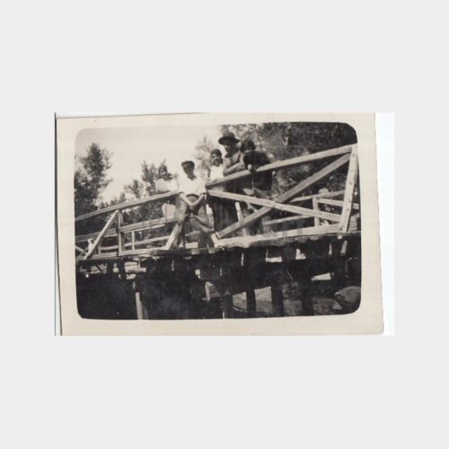 1932 Eskişehir Porsuk Üzerinde Aile Fotoğraf