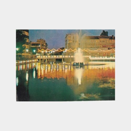 1974 Eskişehir Gece Görünüşü Kartpostal