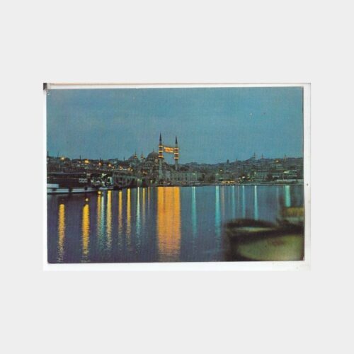 1970 Galata Köprüsü ve Yeni Cami Konulu Kartpostal