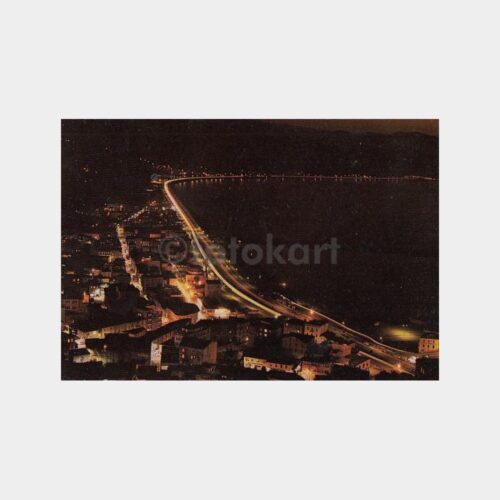 1975 Giresun Gece Görünüşü Kartpostal