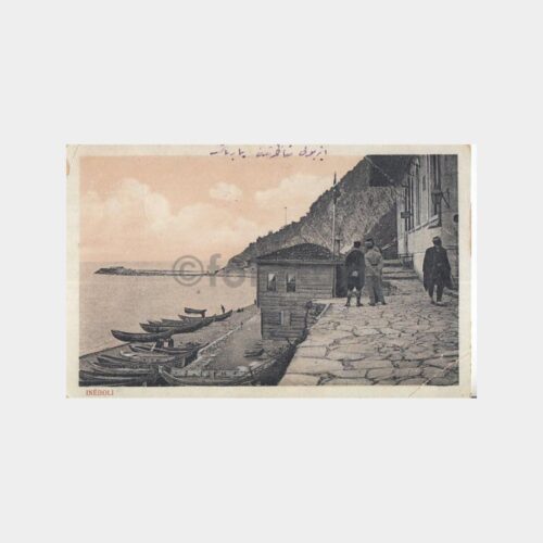 1900 İnebolu İskelesi Görünüş Kartpostal