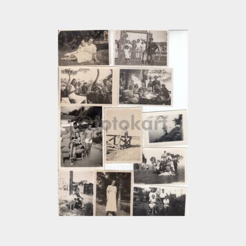 1930 İstanbul Ailesi Albümünden 11 Adet Fotoğraf