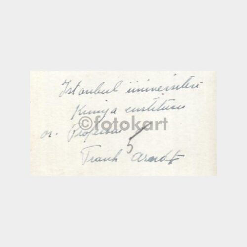 1940 İstanbul Üniversitesi Kimya Hocası Prof. Frank Aralt -Nadir Belgesel- Fotoğraf - Görsel 2