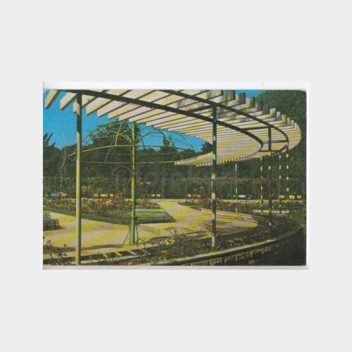 1975 İzmir Kültürpark Görünüş Kartpostal