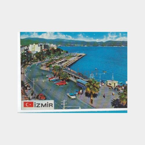 1975 İzmir Karşıyaka Görünüş Kartpostal