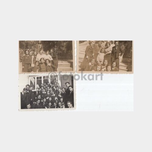 1936 İzmir Kız Okulu 4 Adet Fotoğraf