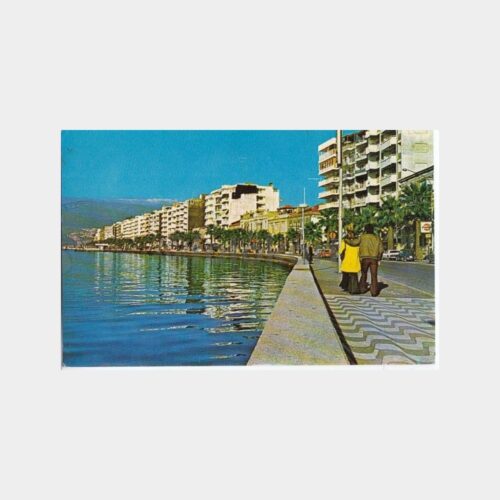 1975 İzmir Kordon Görünüş Kartpostal