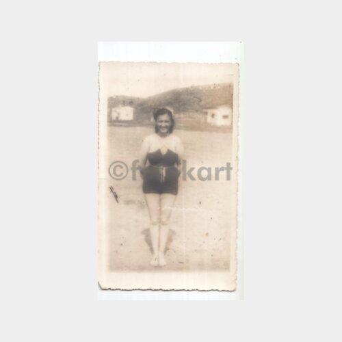 1940 Plaj Kadın Mayo Modası Fotoğraf
