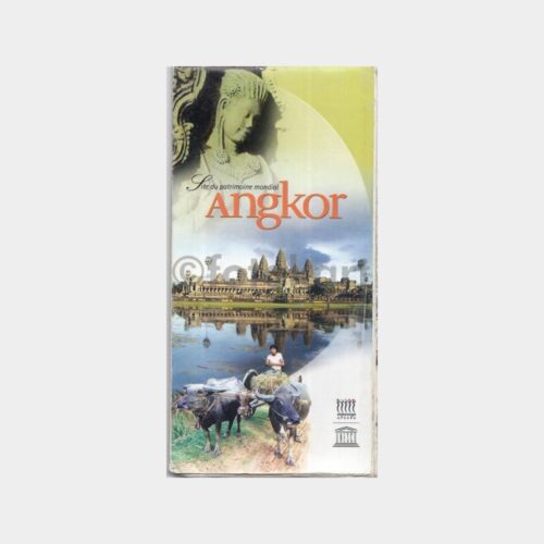 Kamboçya Angkor Turistik Harita Broşür
