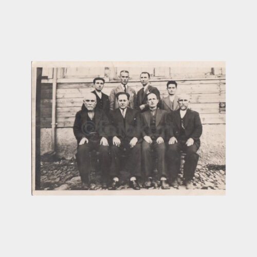 1930 Kasaba Eşrafından Grup Görünüş Fotoğraf