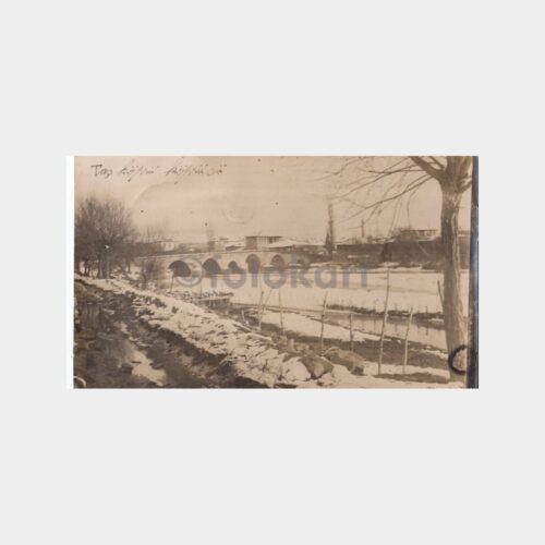 1940 Kastamonu Taşköprü Konulu Kartpostal