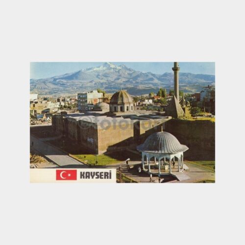 1975 Kayseri Hunad Camii Görünüş Kartpostal
