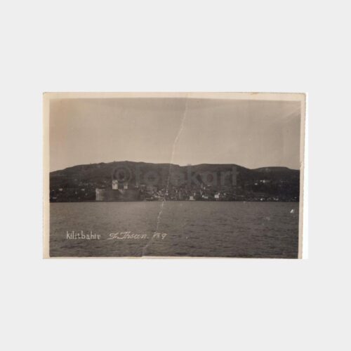 1940 Çanakkale Kilitbahir Kalesi Konulu Kartpostal