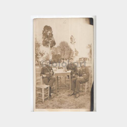 1929 Fenerbahçe Kır Kahvesi Asker Öğrenciler Fotoğraf