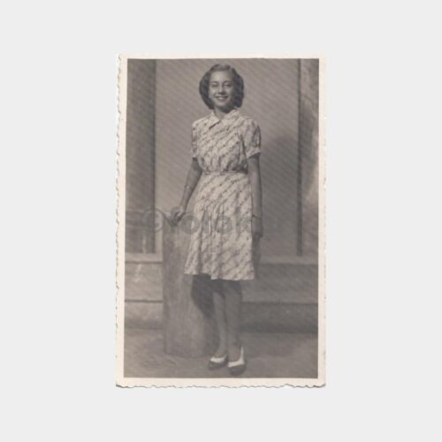 1950 Genç Kız Stüdyo Fotoğraf