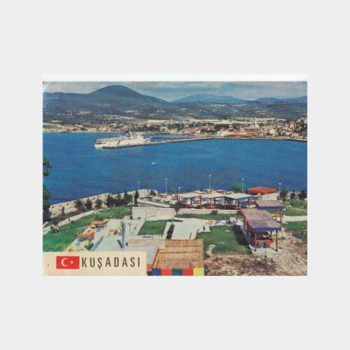 1975 Kuşadası Genel Görünüş Kartpostal