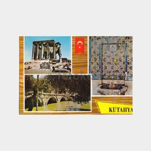 1976 Kütahya 3 Görünüş Kartpostal