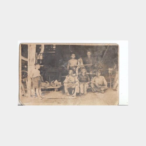1941 Marangoz Atölyesi İşçi Gençler Görünüş Fotoğraf