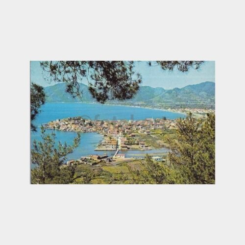 1973 Marmaris Genel Görünüş Kartpostal