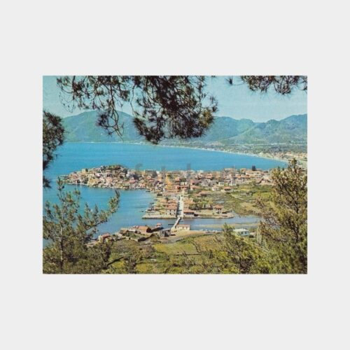 1974 Marmaris Genel Görünüşü Kartpostal