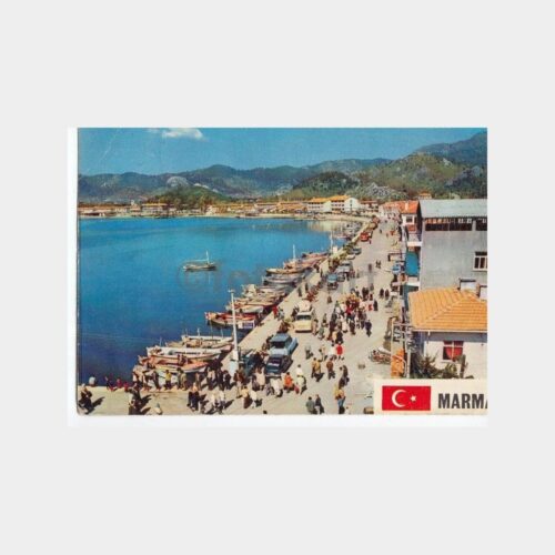 1976 Marmaris Sahili Görünüşü Kartpostal