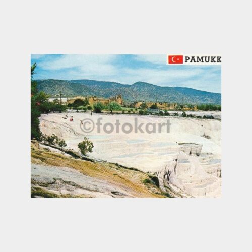 1975 Pamukkale Görünüş Kartpostal