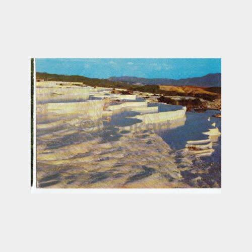 1980 Pamukkale Travertenler Görünüş Kartpostal