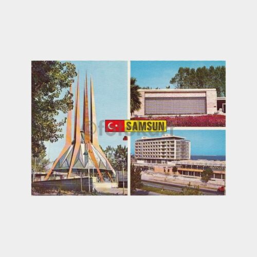 1980 Samsun Fuar 3 Görünüş Kartpostal
