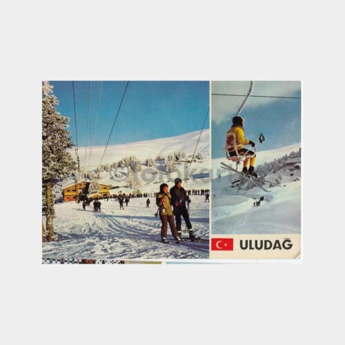 1968 Bursa Uludağ Turistik Posta Damgalı Kart