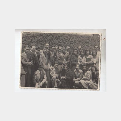1947 Üniversite Öğrencileri Dolmabahçe Ziyareti Konulu Fotoğraf