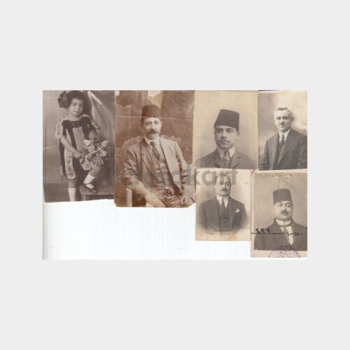 Eski Albümden Çıkma Vesikalıklar Fotoğraf