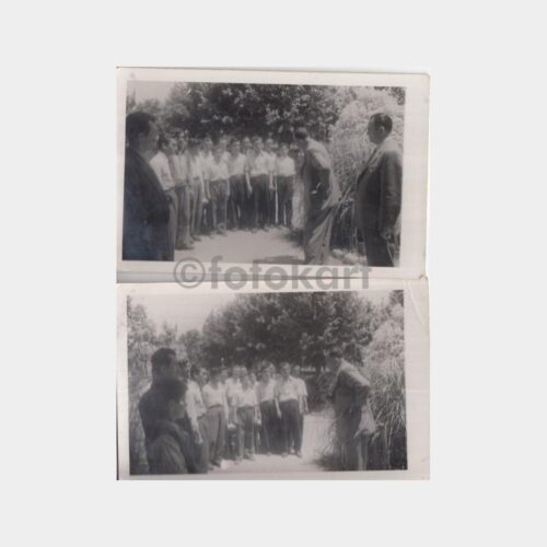 1950'ler Ziraat Okulu Öğrencilerin Eğitim Çalışması 6 Adet Fotoğraf - Görsel 2