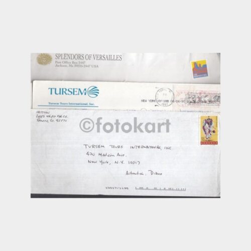 ABD Posta Damgalı Zarflar (11 Adet) - Görsel 2