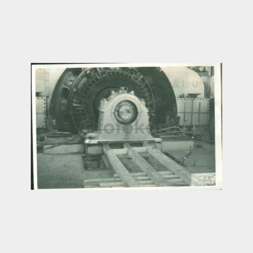 1960 Soma Termik Santral Tribün Motor AEG Fotoğraf