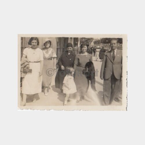 1940 Aile Gezisi Konulu Fotoğraf