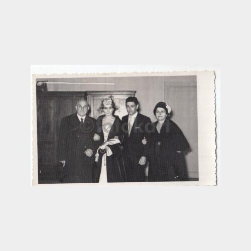 1940 Aile Nişan Töreni Konulu Fotoğraf