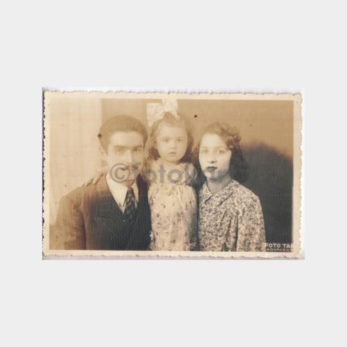 1943 Adapazarı -Foto Tan- Aile Fotoğraf