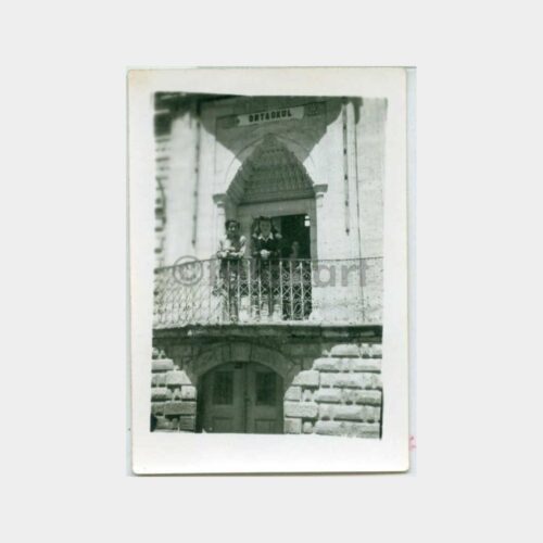 1949 Aksaray - Ortaokul Kapısı Öğrenci Fotoğraf