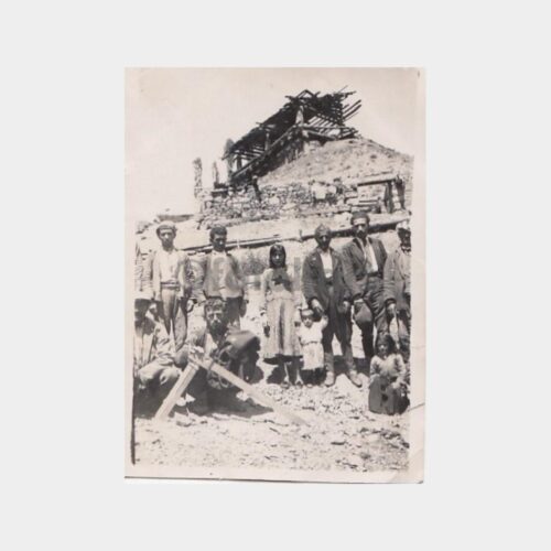 1940 Anadolu Köy Yaşamı Grup Fotoğraf