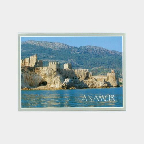 1980 Anamur Kalesi Konulu Kartpostal