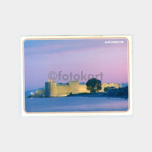1980 Anamur Kalesi Konulu Kartpostal