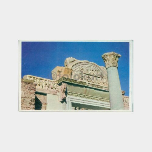 1960 Efes Antik Sütun Görünüş Kartpostal