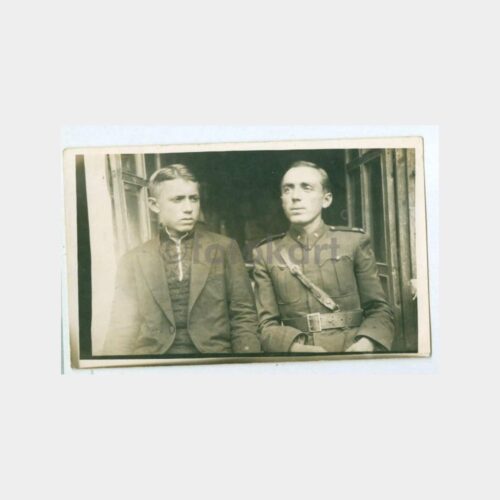 1947 Akçaabat Asker ve Oğlu Fotoğraf
